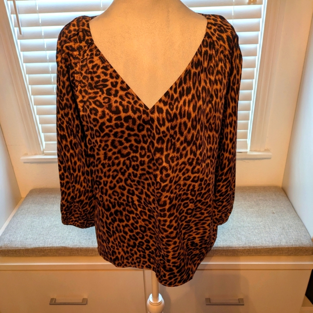 Leopard Print Women's Top